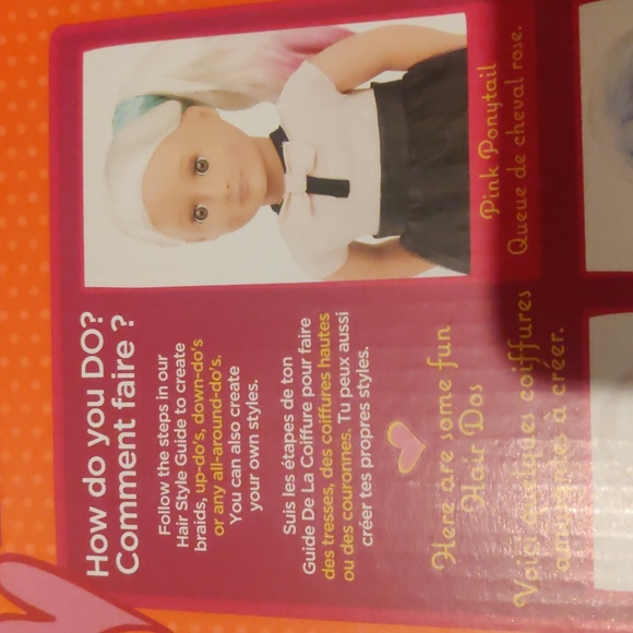 NEW! Our generation doll Deco collection Amya Fashionable Fun Hair Style Guide - Picture 7 of 8